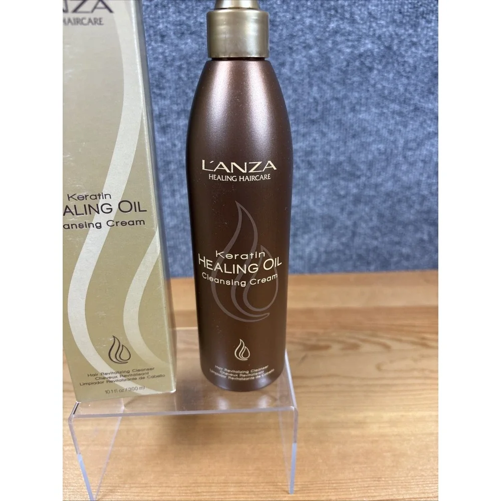 L'anza Keratin Healing Oil Cleansing‎ Cream 10.1 oz~NIB